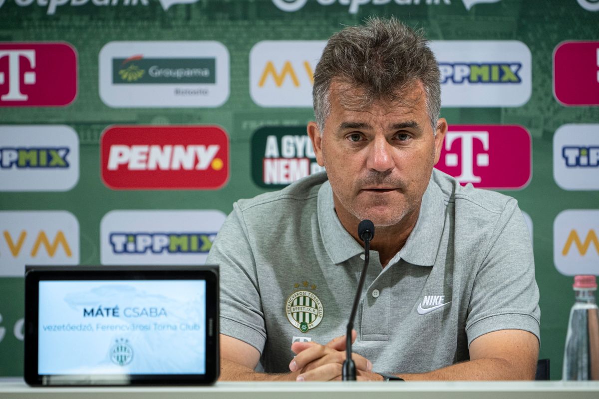 Máté Csaba 2023-ban megbízott vezetőedzőként a Konferencialiga csoportkörébe vezette a Ferencvárost