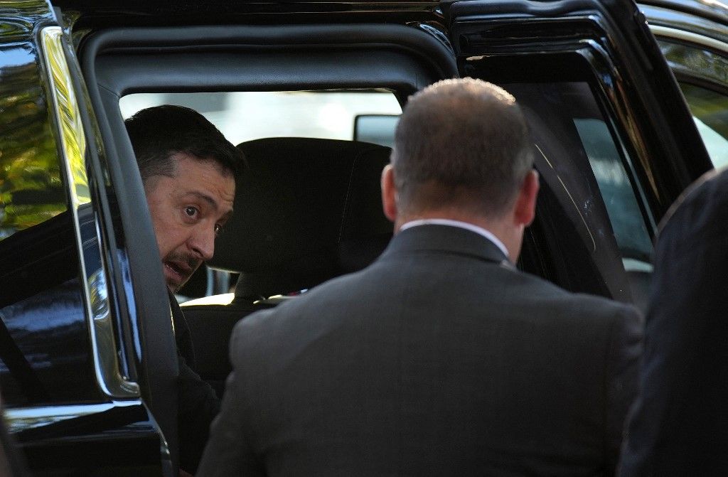 Volodimir Zelenszkij ukrán elnök (Fotó: AFP)