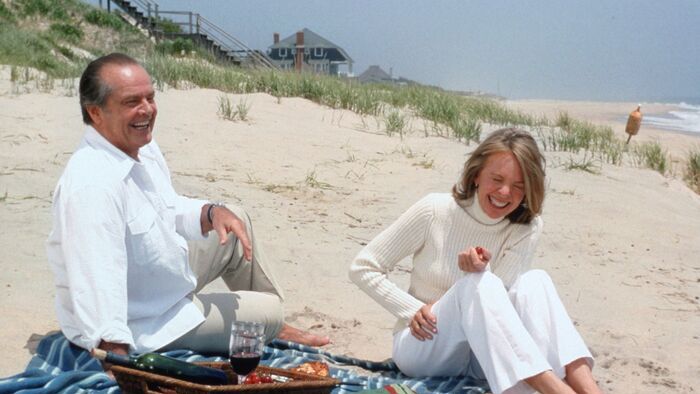 Diane Keaton a Minden végzet nehézben, Jack Nicholson oldalán