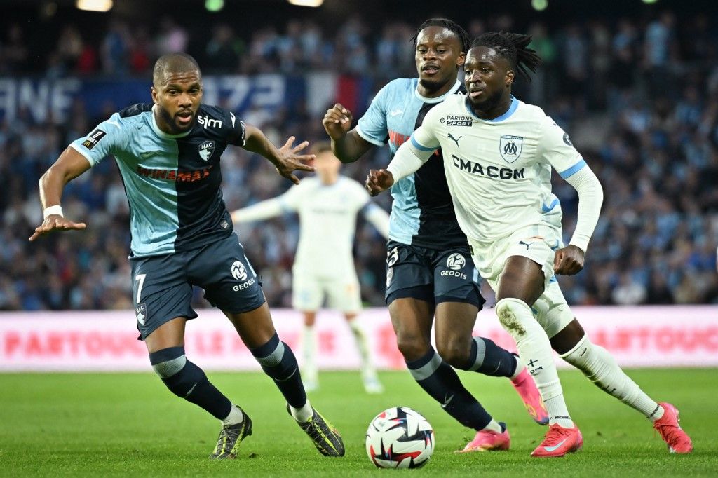 Loic Nego (balra) a Le Havre-ban inkább védekező szerepkörben játszik 