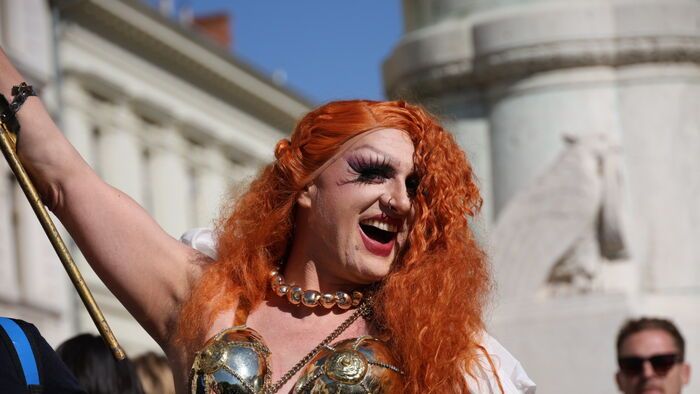 pécsi Pride felvonulás