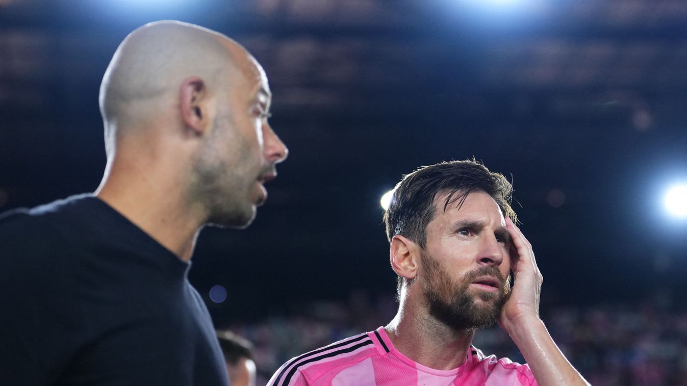 Lionel Messi
FORT LAUDERDALE, FLORIDA - OCTOBER 11: Lionel Messi #10 of Inter Miami CF chats with Javier Mascherano, Head Coach of Inter Miami CF, after the MLS Inter Miami CF and Atlanta United at Chase Stadium on October 11, 2025 in Fort Lauderdale, Flo