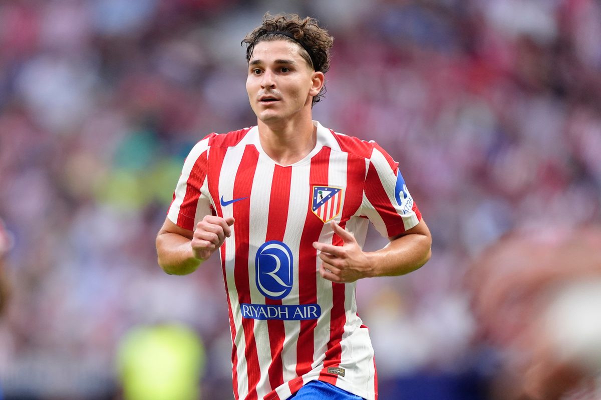 August 23, 2025, Madrid, Spain: JuliÃ¡n Ãlvarez of AtlÃ©tico de Madrid is seen during the La Liga EA Sports match between Atletico de Madrid and Elche Club de FÃºtbol at the CÃ­vitas Metropolitano. Final score; Atletico de Madrid 1 : 0 Elche Club de FÃºtbol (Credit Image: © Gokhan Taner/SOPA Images via ZUMA Press Wire)