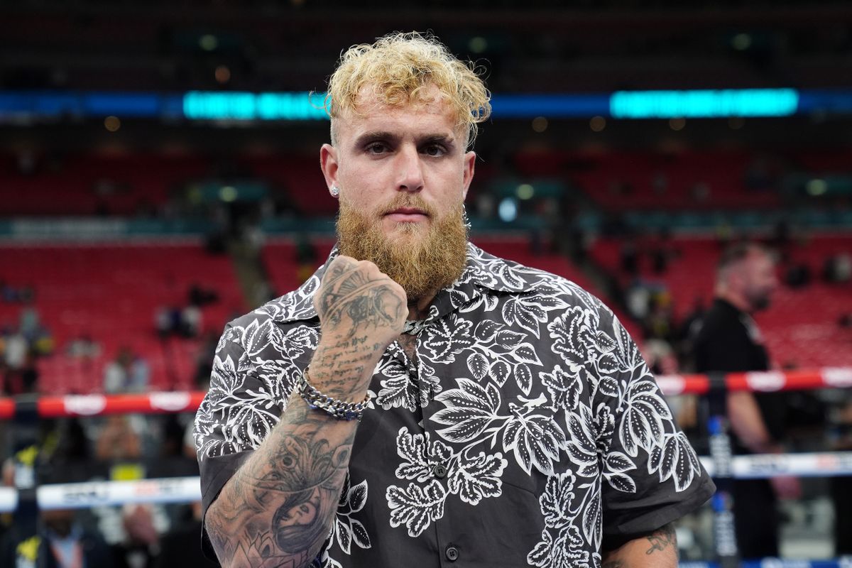 Jake Paul at Wembley Stadium, London. Picture date: Saturday July 19, 2025.