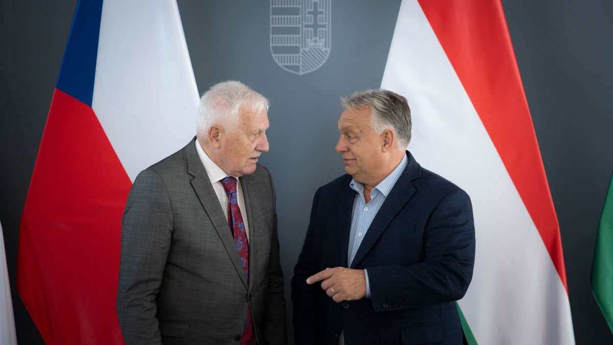 Orbán Viktor fogadta a korábbi cseh államfőt