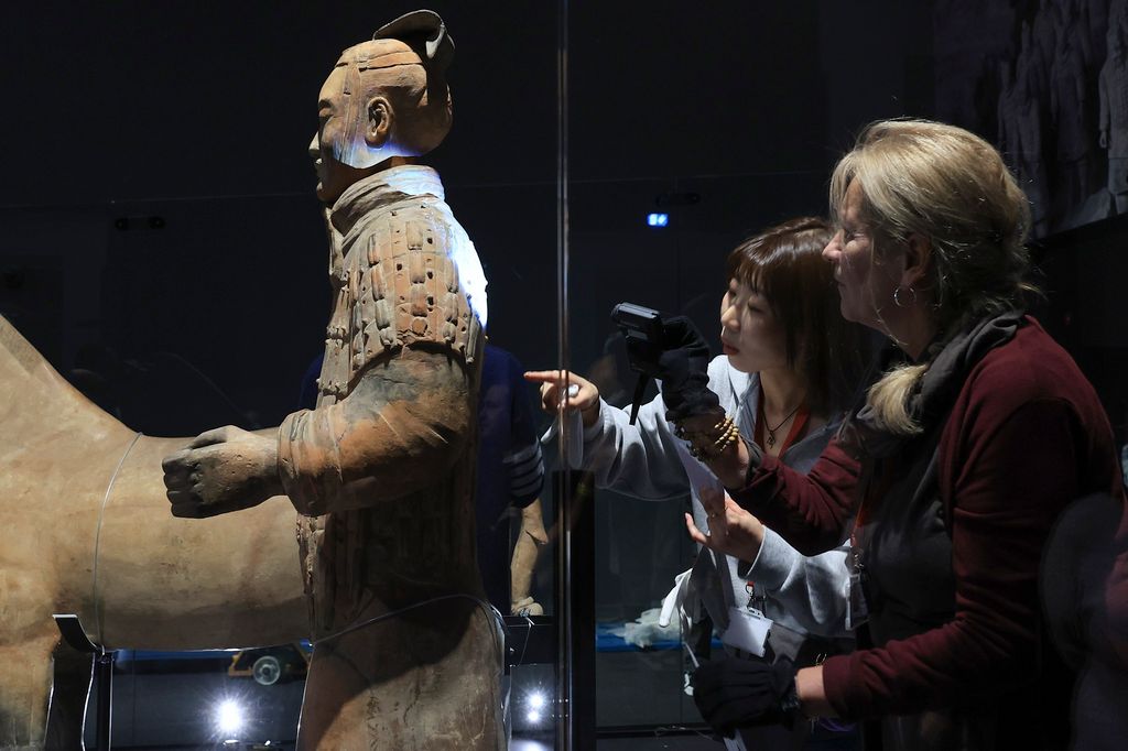 Kínai agyagkatona kiállítás