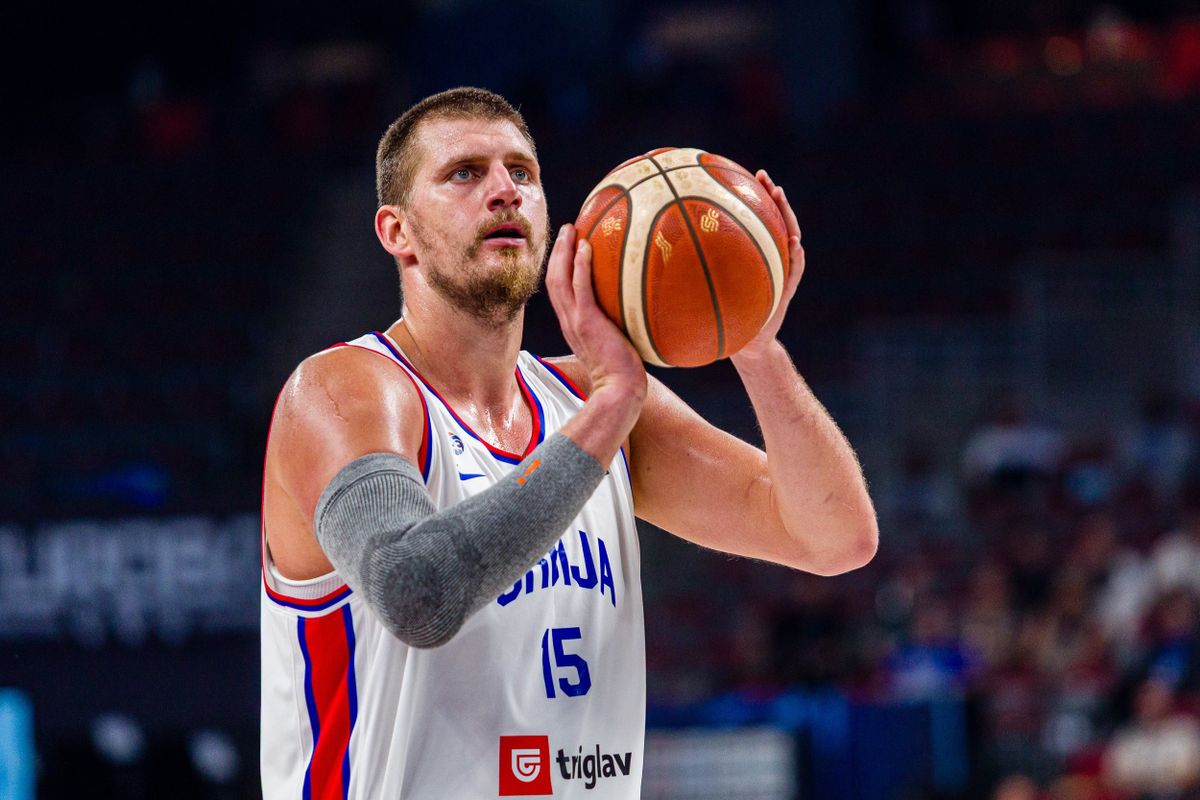 September 6, 2025, Ryga: XIAOMI ARENA, RYGA.06.09.2025.MISTRZOSTWA EUROPY W KOSZYKOWCE.FIBA EUROBASKET 2025.SERBIA - FINLANDIA.SERBIA - FINLAND.NZ JOKIC NIKOLA (15).Pawel Pietranik  (Credit Image: © Pawel Pietranik/Newspix via ZUMA Press)