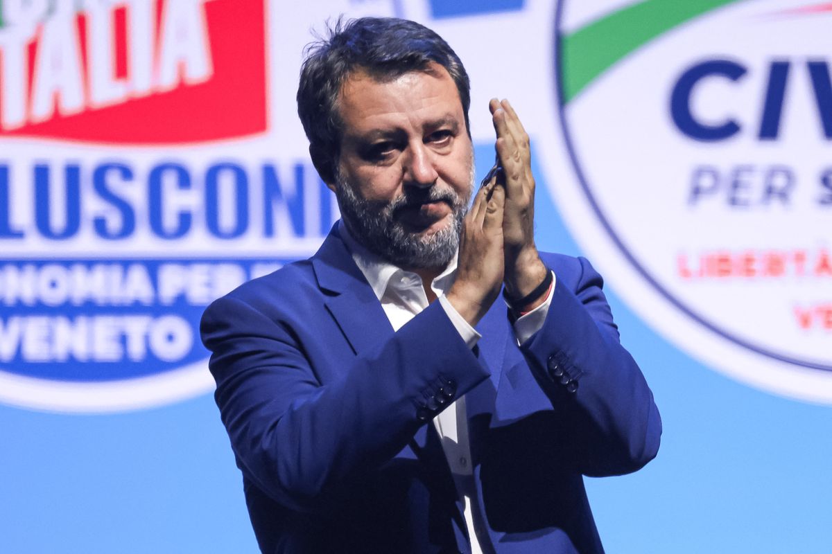 Matteo Salvini olasz miniszterelnök-helyettes