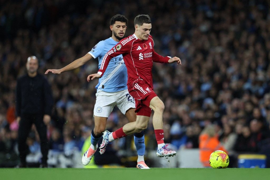 Florian Wirtz a Liverpool Manchester City elleni bajnokiján sem remekelt