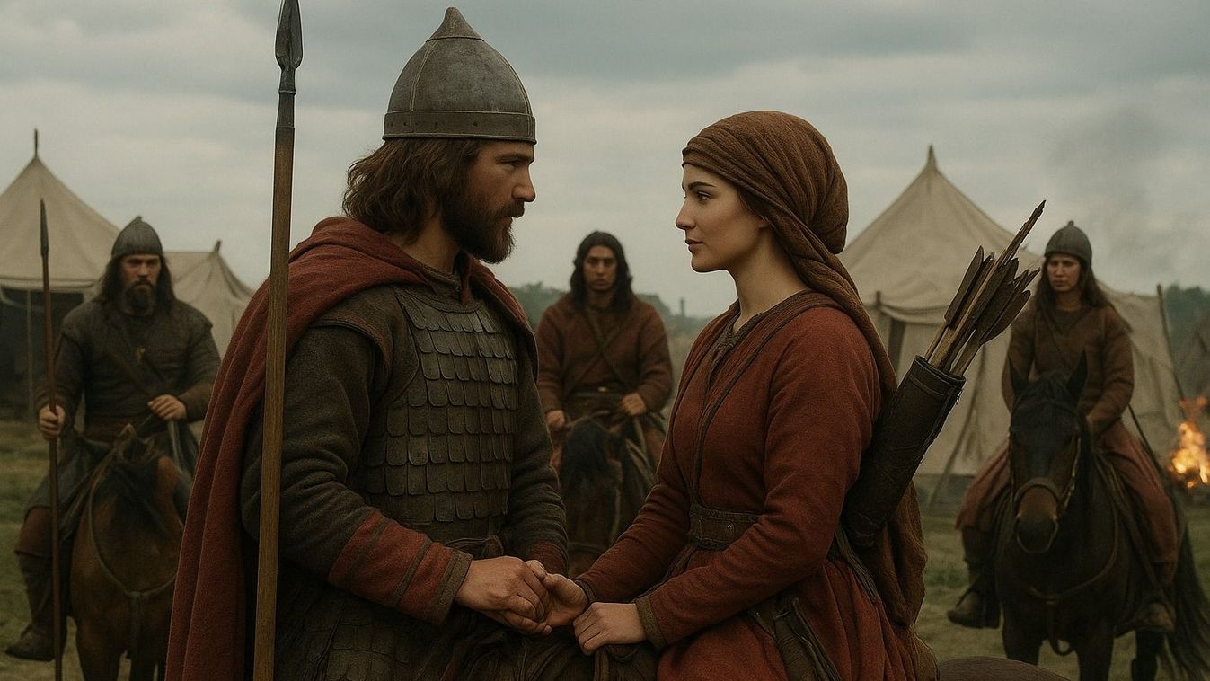 A szarmaták eredete: szkíta és amazon pár házasságkötése