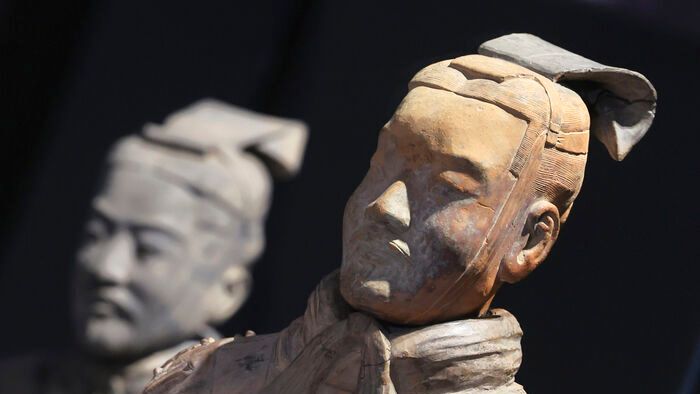 Kínai agyagkatona kiállítás