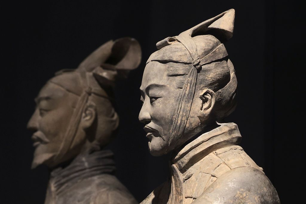 Kínai agyagkatona kiállítás