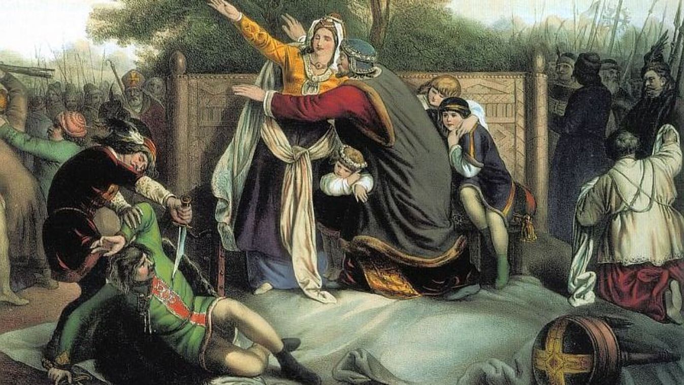 Vak Béla és Ilona az aradi gyűlésen