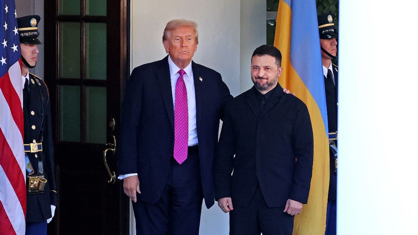 Volodimir Zelenszkij és Donald Trump (Fotó: AFP)