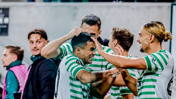 Cadu (középen) és az FTC is eredményesen szerepelt eddig az Európa-liga alapszakaszában.