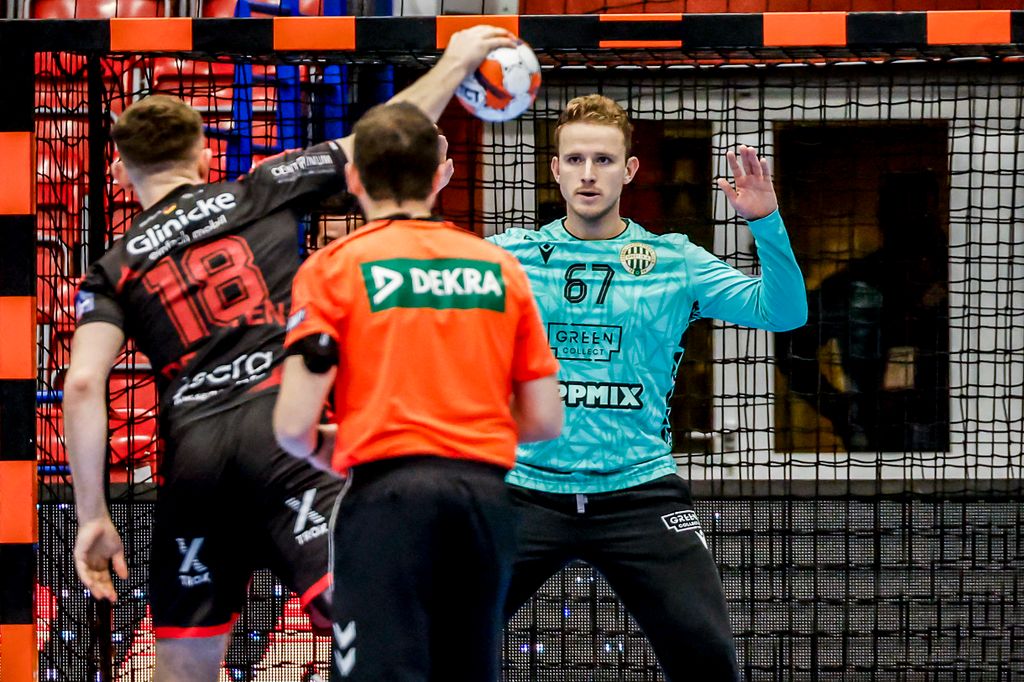 FTC - Melsungen kézilabda, Győri Kristóf, kapus