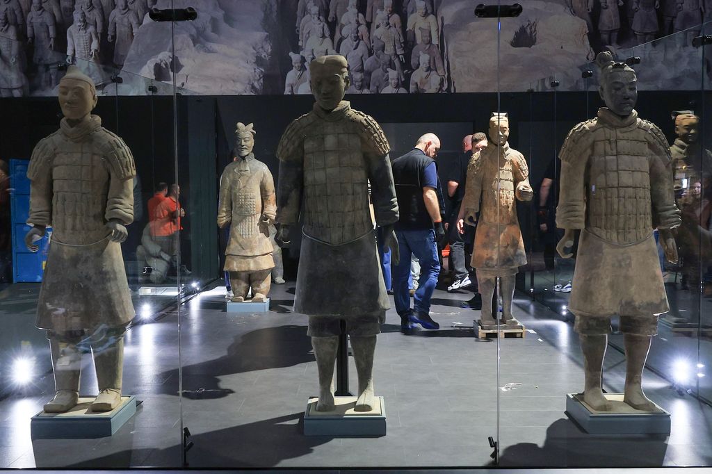 Kínai agyagkatona kiállítás