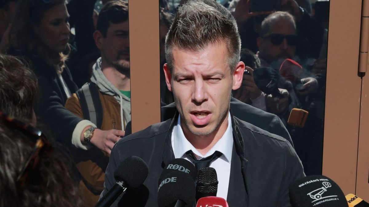 Magyar Péter inkább ellenséget, mint szövetségest lát Barabás Richárdban (Fotó: Havran Zoltán)