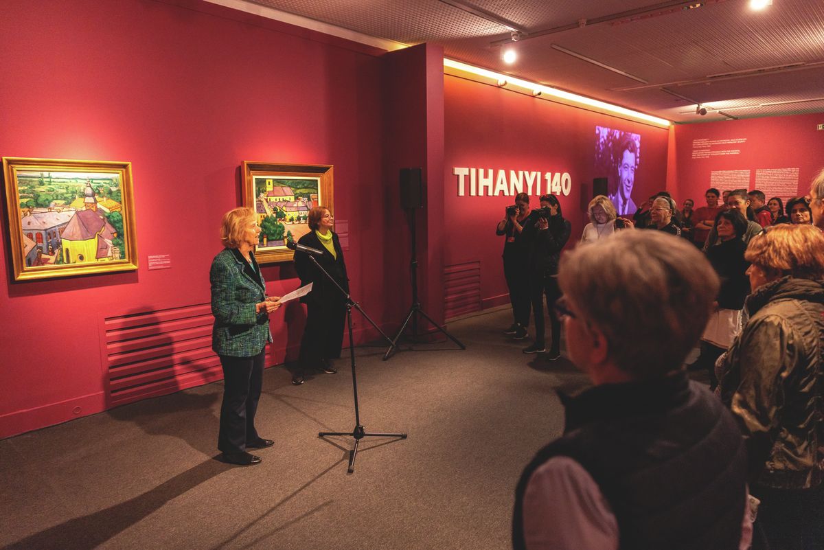 20251119 BudapestTIHANYI 140. című kiállításTihanyi Lajos életmű-kiállítása a Magyar Nemzeti Galériában.fotó: Polyák Attila (PA)MWképen: Vigh Annamária, a Szépművészeti Múzeum - Magyar Nemzeti Galéria főigazgató-helyettese