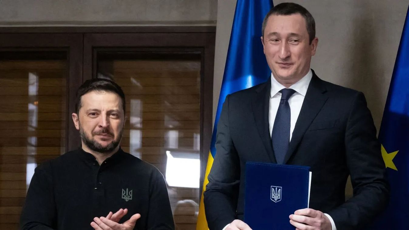 Volodimir Zelenszkij és Olekszij Csernisov 