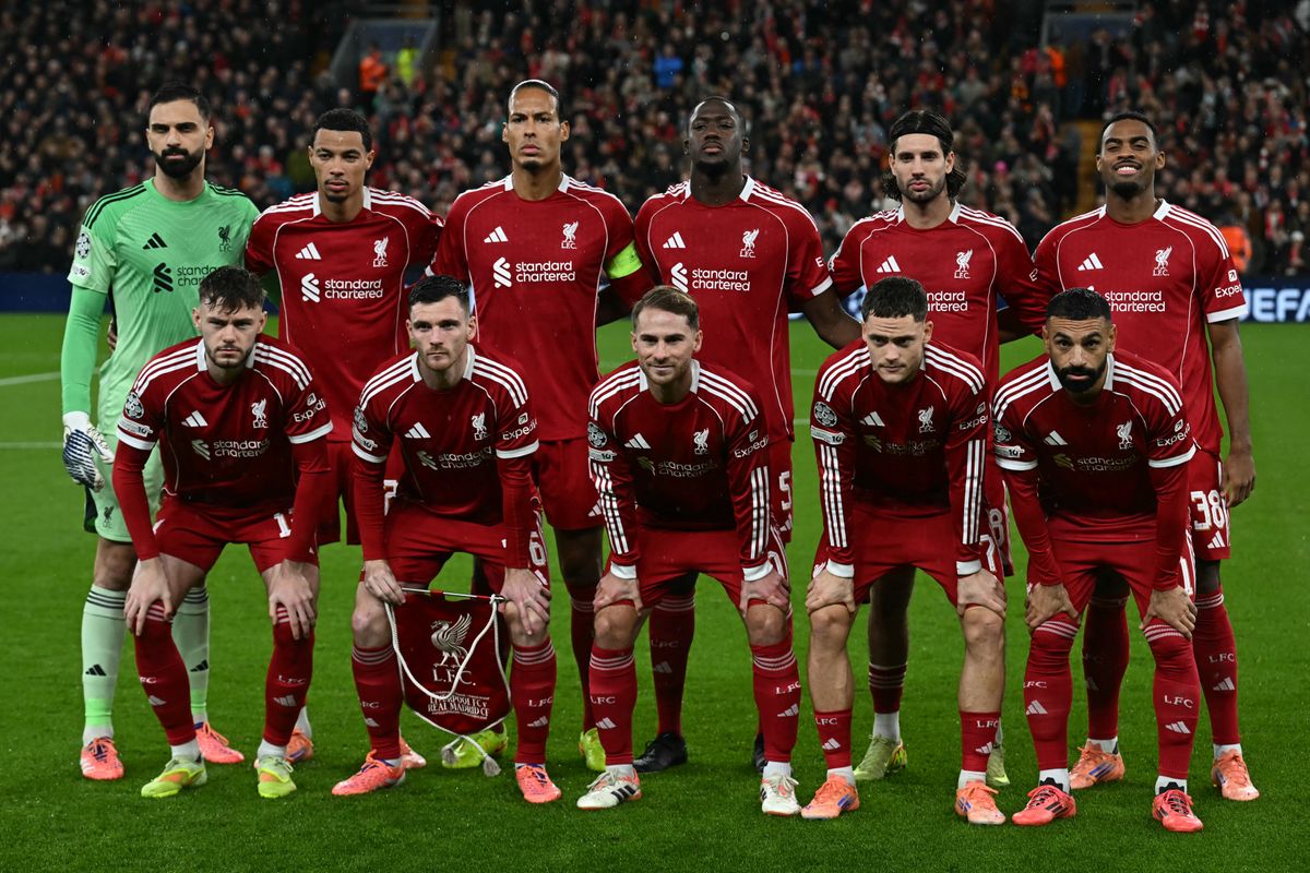 A Liverpool kezdőcsapata a Real Madrid elleni BL-mérkőzésen