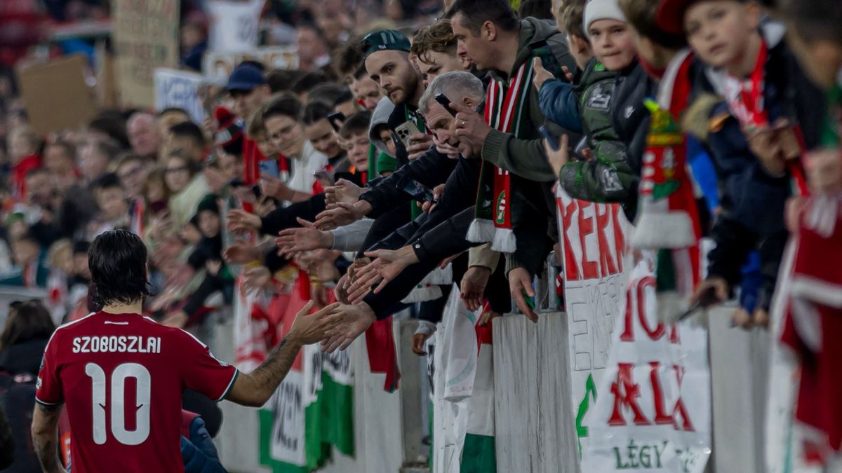 Szoboszlai vígasztalhatatlan volt Magyarország veresége után, a szurkolók próbálták jobb kedvre deríteni.