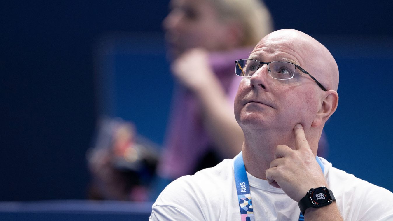 Bob Bowman
(USA) during the Olympic Games Paris 2024, at Paris La Defense Arena, in Paris, France, on August 02, 2024, Photo Stephane Kempinaire / KMSP (Photo by KEMPINAIRE Stéphane / KMSP via AFP)