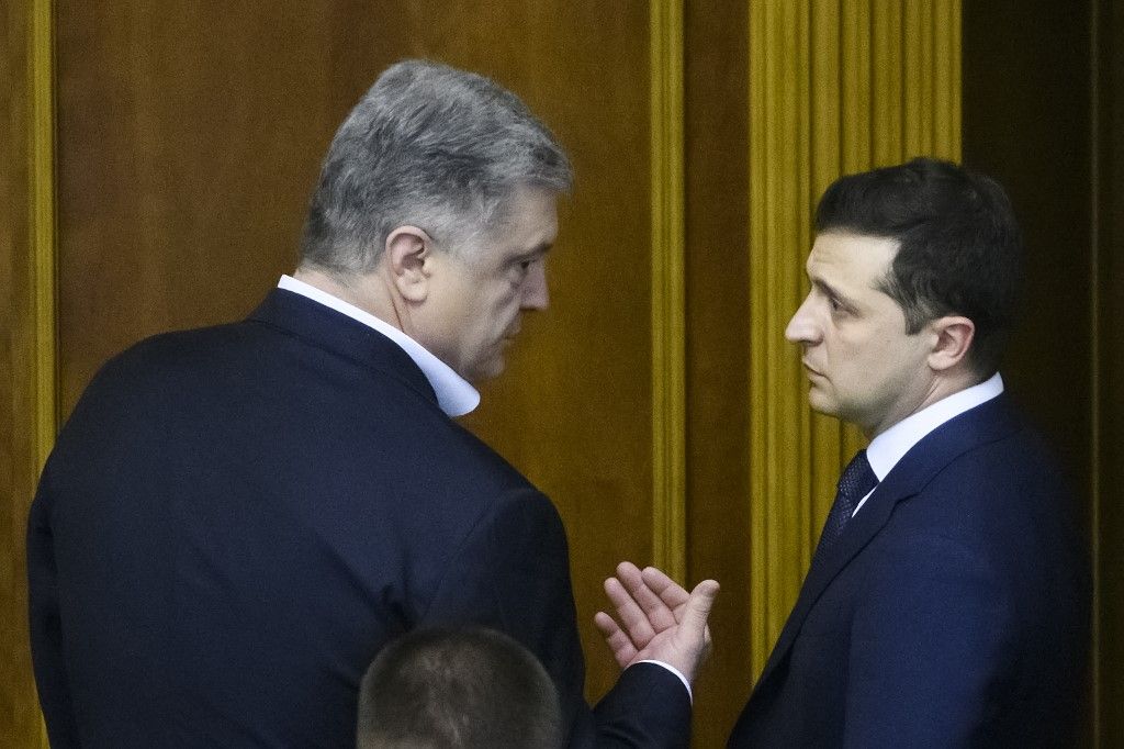 Zelenszkij régi ellenfelét, Porosenkót is támadja Fotó: MAXYM MARUSENKO / NurPhoto