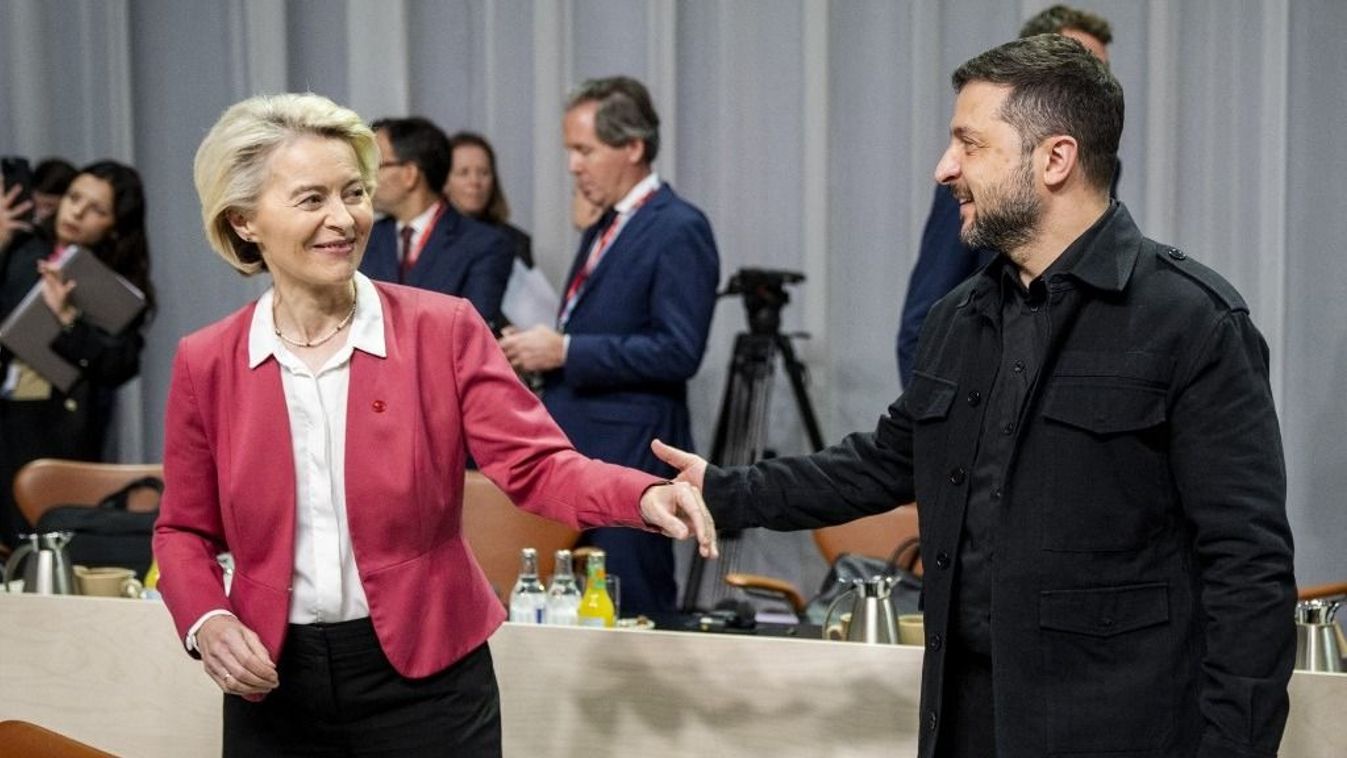 Von der Leyen és Zelenszkij