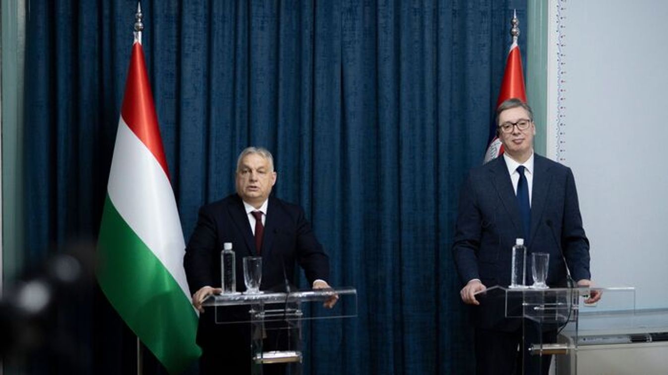 Hungarian Prime Minister Viktor Orban in Subotica (Szabadka), Serbia (Photo: MTI)