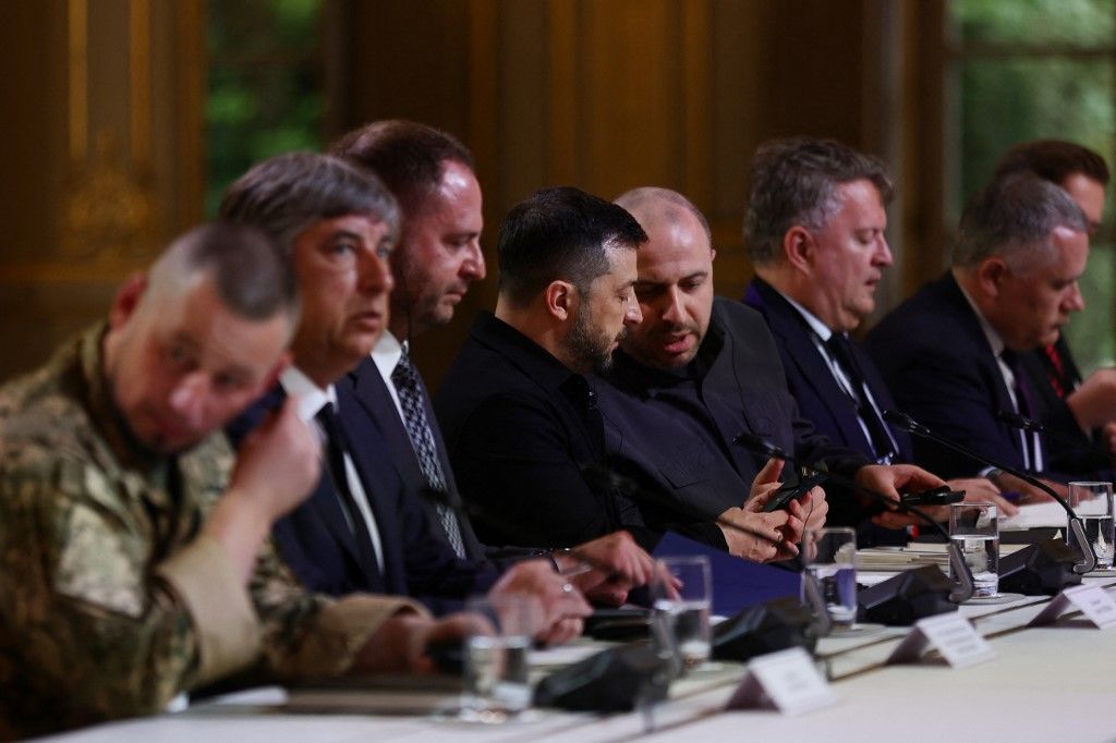 Andrij Jermak Ali Baba néven mozgatja az ukrán botrány szálait (Fotó: TERESA SUAREZ / POOL)