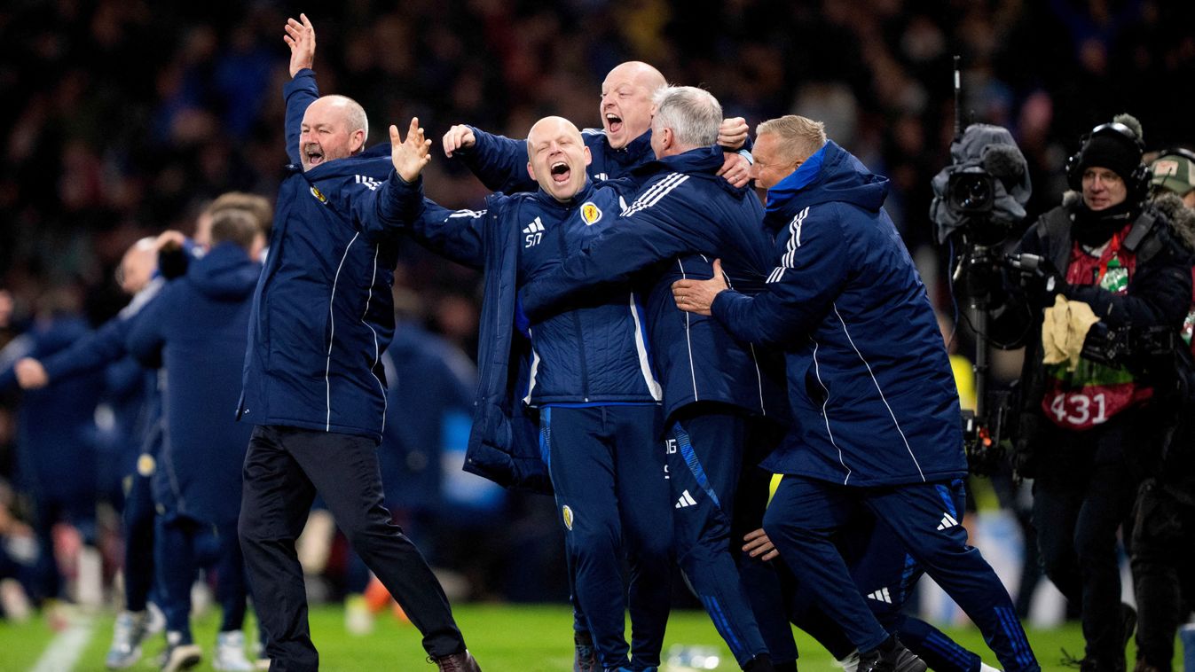 Skócia önfeledten ünnepelte a világbajnoki részvételt, 28 év sóvárgás után jutottak ki a vb-re