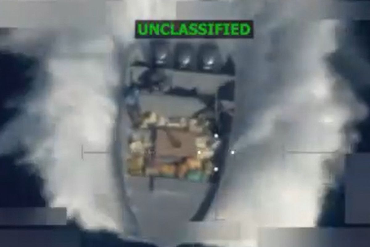 Képünk illusztráció – drogcsempész hajó, amelyet az amerikai hadsereg korábban kiiktatott