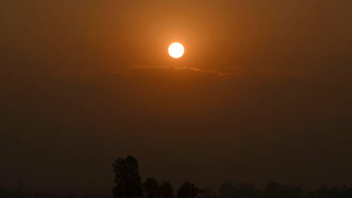 India - Naplemente a Dal tavon