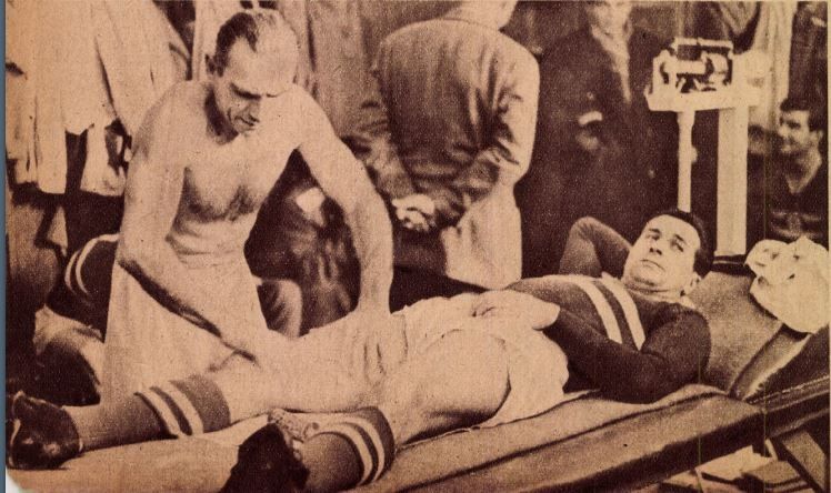 Bozsik József a gyúrópadon