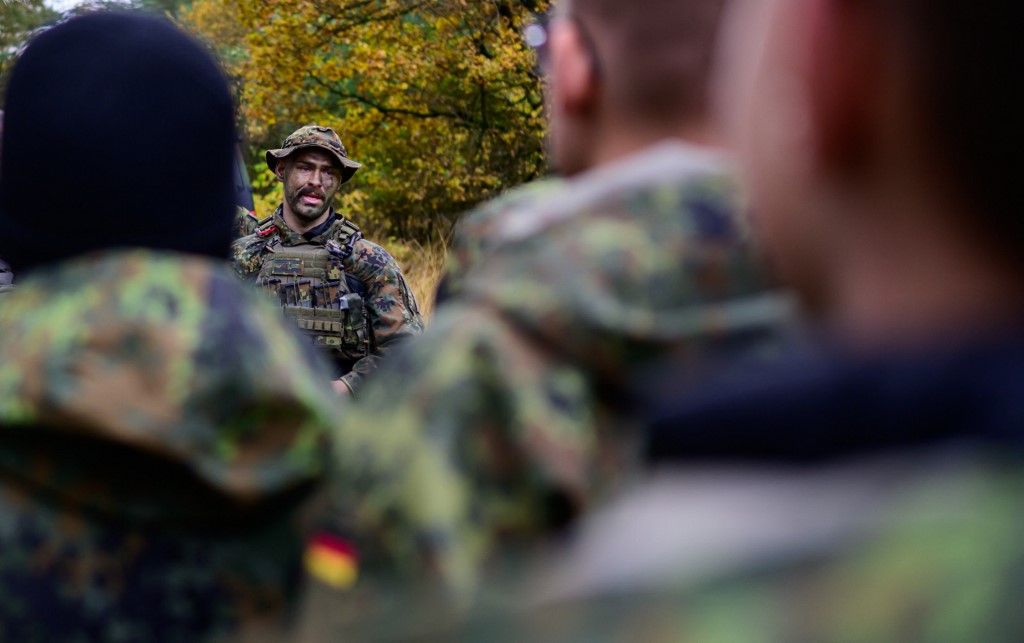 Nem akar sorkatonaságot a német fiatalok többsége (Fotó: AFP)