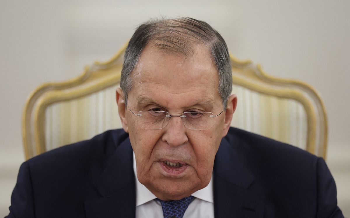 Russian Foreign Minister Sergei Lavrov attends a meeting with Indian Foreign Minister in Moscow on November 17, 2025. (Photo by Ramil Sitdikov / POOL / AFP)