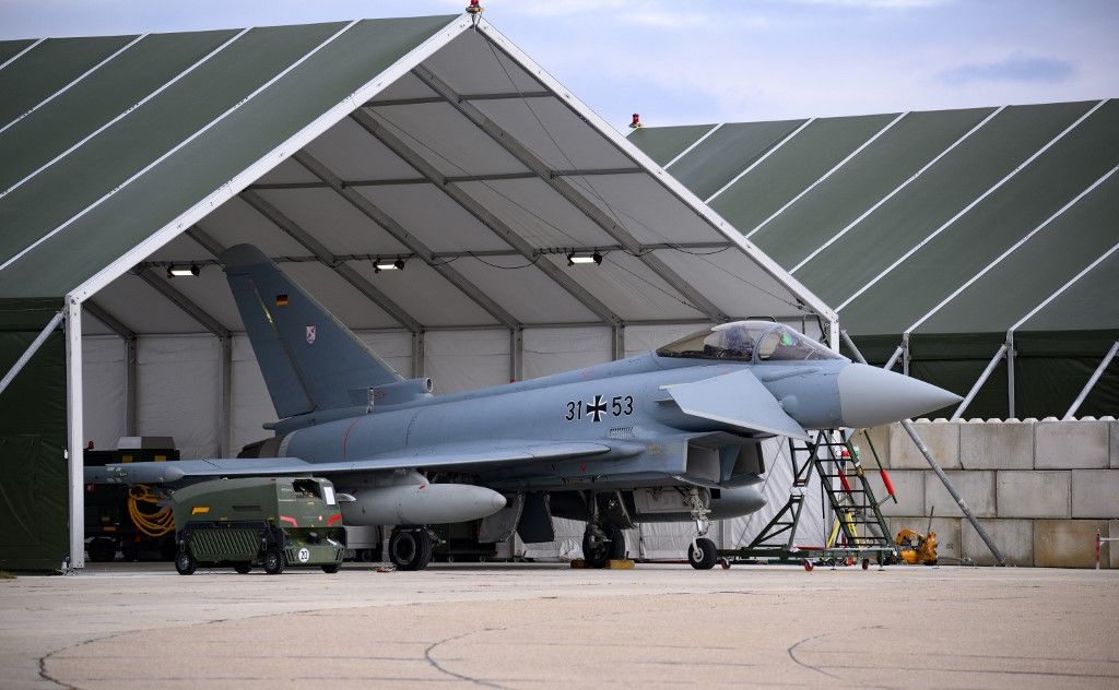 Felszálltak a NATO gépei orosz drónok miatt (Fotó: BERND VON JUTRCZENKA / DPA)