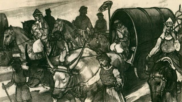 Honfoglaló magyarok. Forrás: László Gyula