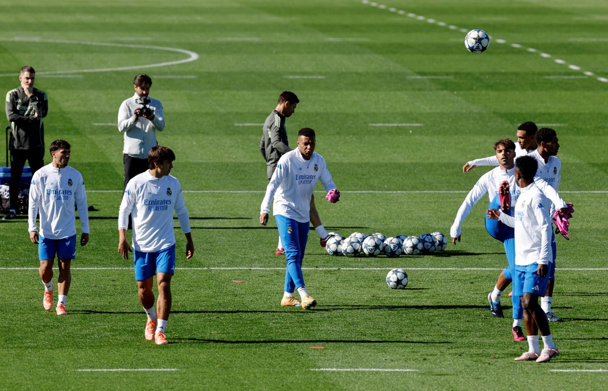 A Real Madrid az utolsó edzését otthon tartotta
