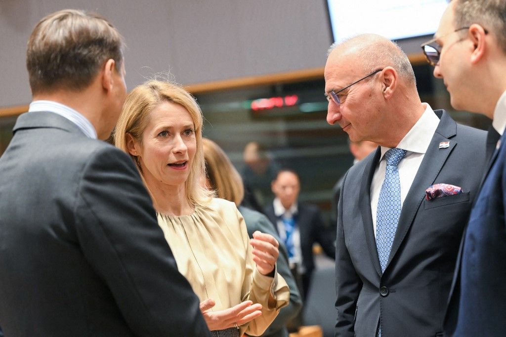 Brüsszelben kitört a vita Ukrajna EU-csatlakozásáról (Fotó: NICOLAS TUCAT / AFP)