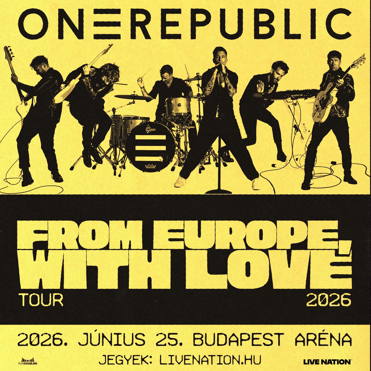 Ismét hazánkban koncertezik a OneRepublic, melynek énekese imádja Budapestet