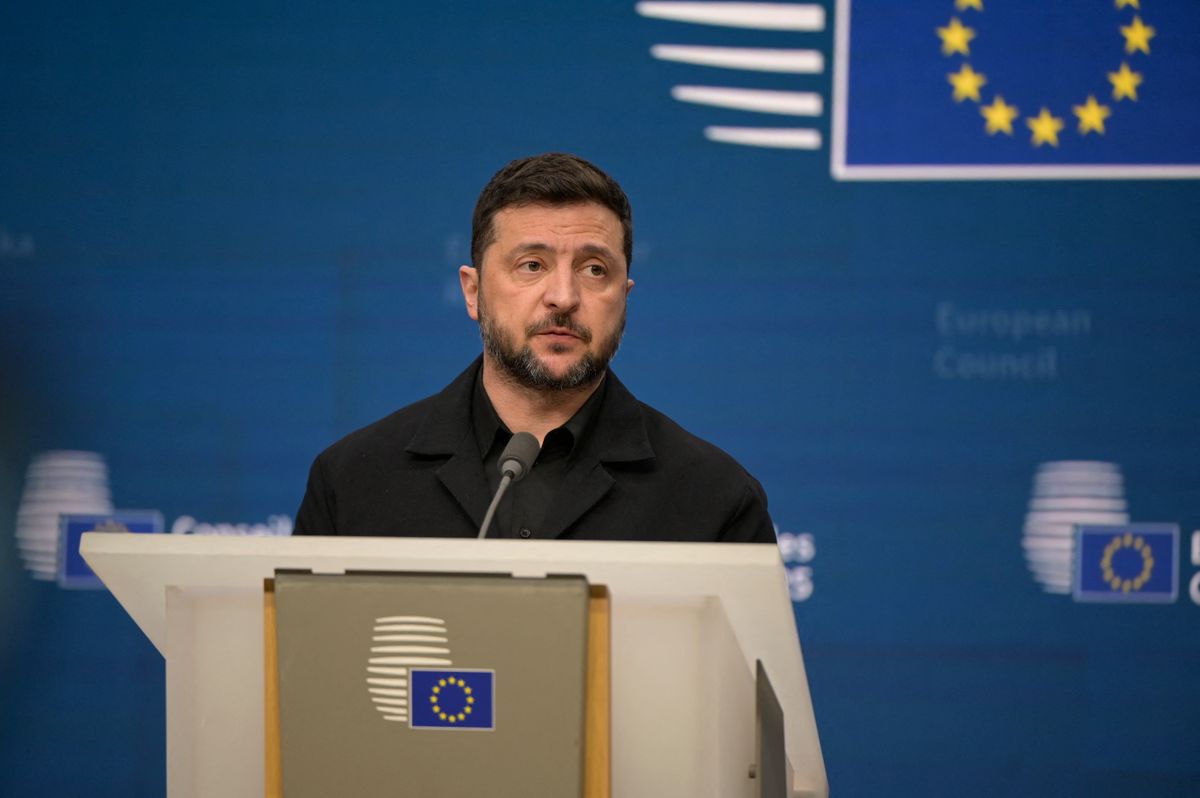 Volodimir Zelenszkij Fotó: DANIEL PIER / NurPhoto