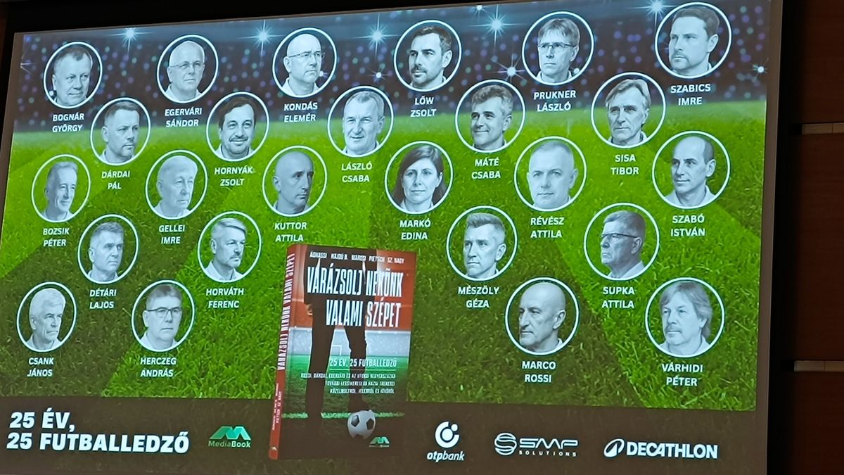 A 25 tréner elmesélését öt szerző, Ághassi Attila, Hajdú B. István, Marosi Gergely, Pietsch Tibor és Sz. Nagy Tamás dolgozta fel.