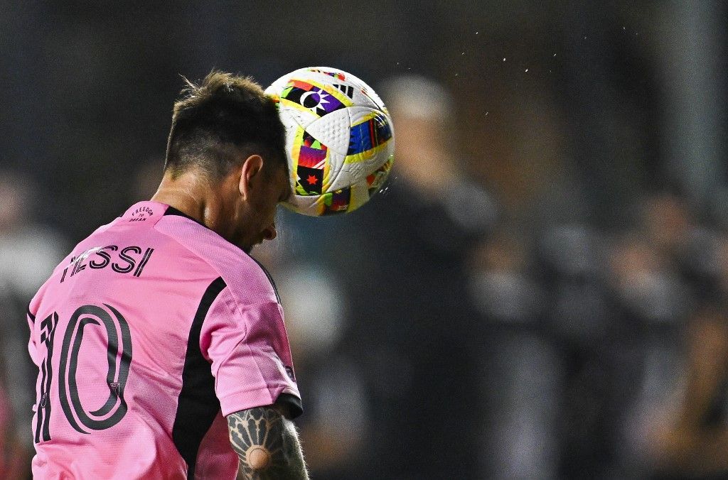 Lionel Messi kivételesen fejjel szerzett gólt a Cincinnati-Inter Miami meccsen az MLS-playoffban