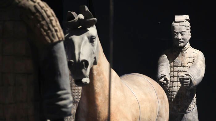 Kínai agyagkatona kiállítás