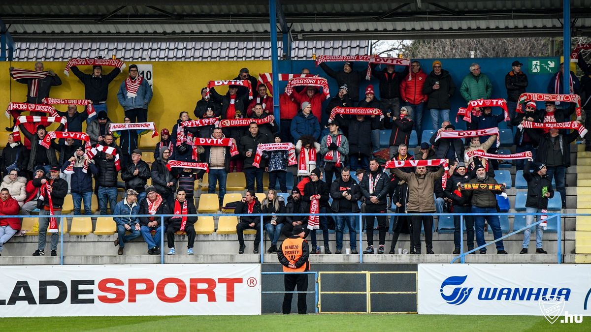 A Diósgyőr szurkolói nem voiltak elégedettek