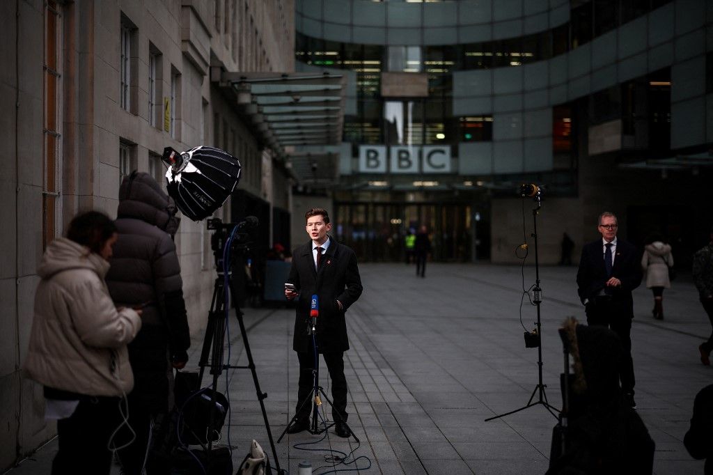 Nagy a botrány a BBC háza táján (Fotó: AFP)