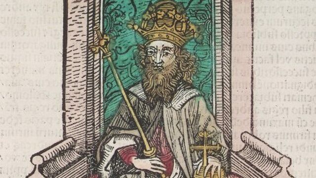 Salamon király a Thúróczi krónikában. forrás: Wikimedia Commons