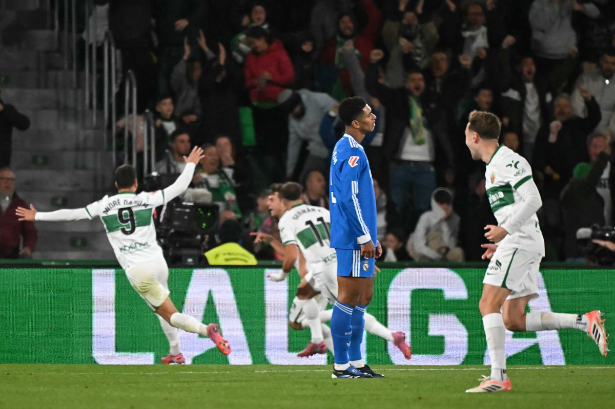 Aleix Febas góljával az Elche szerezte meg a vezetést a Real Madrid elleni bajnokin.